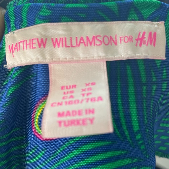 Matthew Williamson H&M Peacock Dress | Size Small - Picture 2 of 2